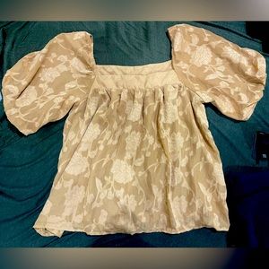 Dusty pink off shoulders top